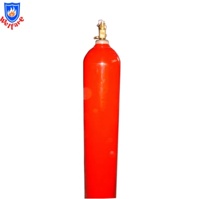 Cylindre de dioxyde de carbone de 70 L pour système de protection incendie CO2